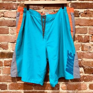 Nike Swim Trunks Turquoise XXL